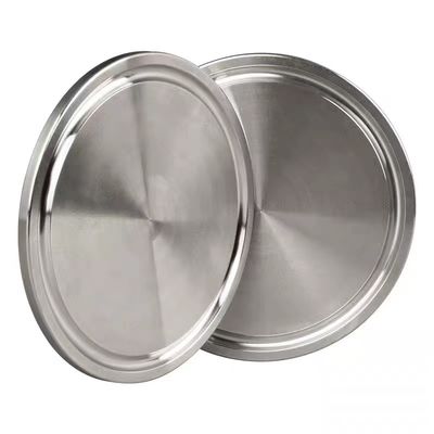 WZ 304 316L roestvrij staal Sanitair Tri Clamp Tube Lid Einddop Blind Plate Clamp Solid Blind Ferrule