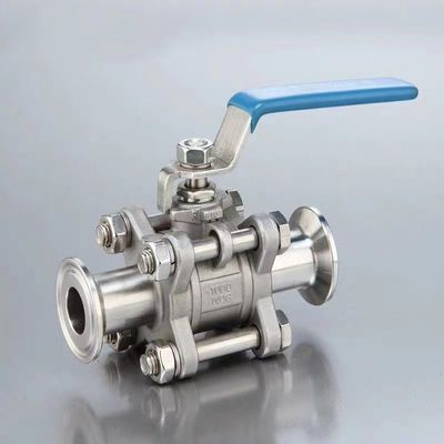 ISO9001 gecertificeerd sanitair roestvrij staal 304/316L Tri Clamp Ball Valve voor water