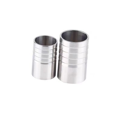 Zilver Giet BSP/NPT Lasslang Barb Nippel voor WZ roestvrij staal 304 316 3A DIN