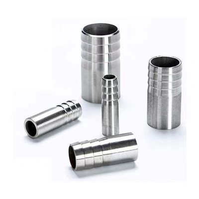 Zilver Giet BSP/NPT Lasslang Barb Nippel voor WZ roestvrij staal 304 316 3A DIN