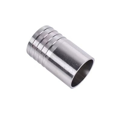 Zilver Giet BSP/NPT Lasslang Barb Nippel voor WZ roestvrij staal 304 316 3A DIN