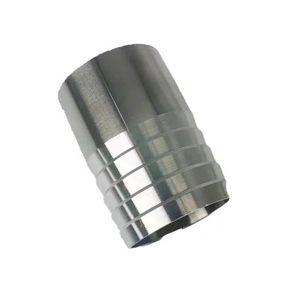 Zilver Giet BSP/NPT Lasslang Barb Nippel voor WZ roestvrij staal 304 316 3A DIN