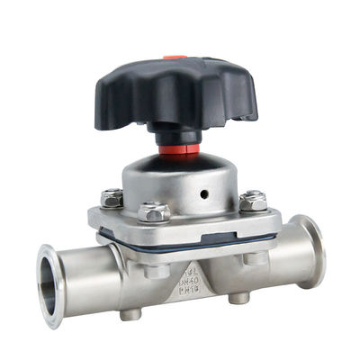 Stainless Steel 316L Split Diaphragm Sheet Diaphragma Valve voor de farmaceutische industrie