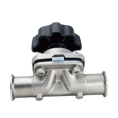 Stainless Steel 316L Split Diaphragm Sheet Diaphragma Valve voor de farmaceutische industrie