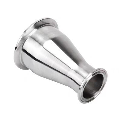 2" Tube OD tot 1-1/2" Tube OD Tri-Clamp Sanitaire Fitting Reducer in SS 304 316 materiaal