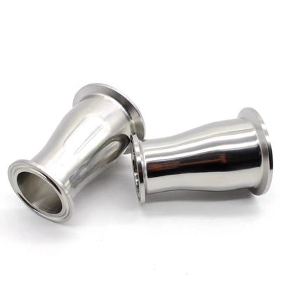 2" Tube OD tot 1-1/2" Tube OD Tri-Clamp Sanitaire Fitting Reducer in SS 304 316 materiaal