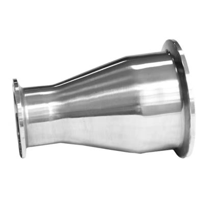 2" Tube OD tot 1-1/2" Tube OD Tri-Clamp Sanitaire Fitting Reducer in SS 304 316 materiaal
