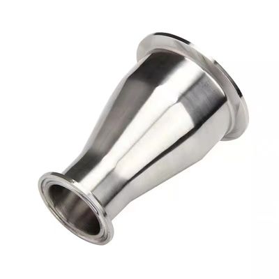 2" Tube OD tot 1-1/2" Tube OD Tri-Clamp Sanitaire Fitting Reducer in SS 304 316 materiaal