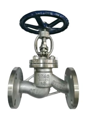 ISO9001 gecertificeerde handleiding RTS J41W-16P roestvrij staal 304 2" API Flanged Globe Valve