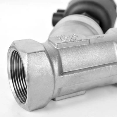 Versatile roestvrijstalen hoekstoelklep 304 316 voor verschillende toepassingen 1/8"-4