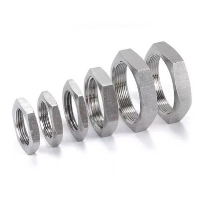 1/4''-4.0' NPT BSP BSPT WZ SS 201 304 316 Kleine ronde draad Hexagon Dunne notenwortel