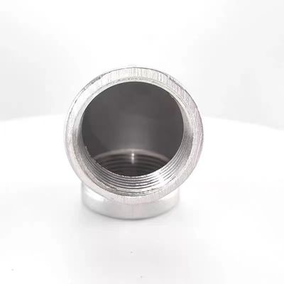 Gedrukt roestvrijstalen buisstuk SS 201 304 316 316L 90 graden giet NPT BSPT DIN Elbow