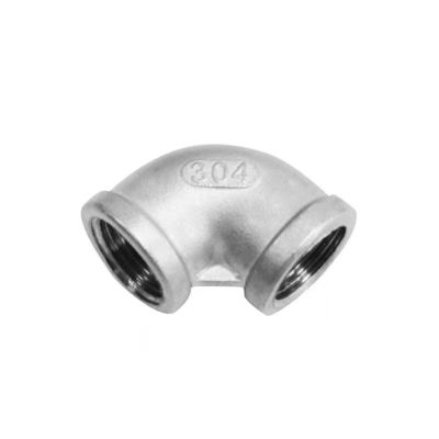 Gedrukt roestvrijstalen buisstuk SS 201 304 316 316L 90 graden giet NPT BSPT DIN Elbow