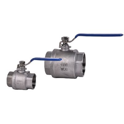 Vrouwelijke aansluiting RTS roestvrij staal 201304 2PC Light-Duty Two Pieces Type Ball Valve
