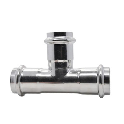 Ronde kopcode roestvrij staal 304/316L Pro Press Fittings voor loodgietersysteem