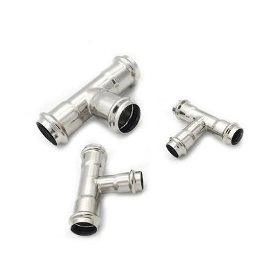 Ronde kopcode roestvrij staal 304/316L Pro Press Fittings voor loodgietersysteem