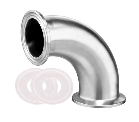 6" lange sanitaire spoelbuis met klempunten van roestvrij staal 304 naadloze ronde buizen