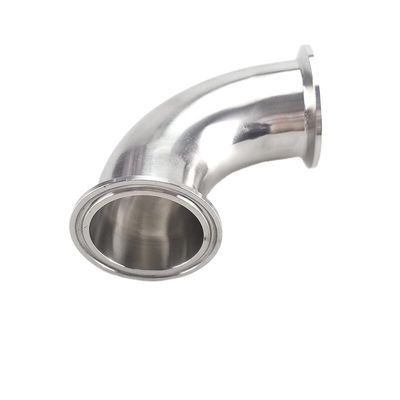 DN20-DN300 Sanitair roestvrij staal 304/316 Tri-clamp 90 graden elleboog en langdurig
