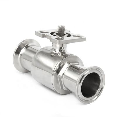 Ss 304 316 Roestvrij staal klep hoogplatform tri-clamp balklep voor leidingen Connect