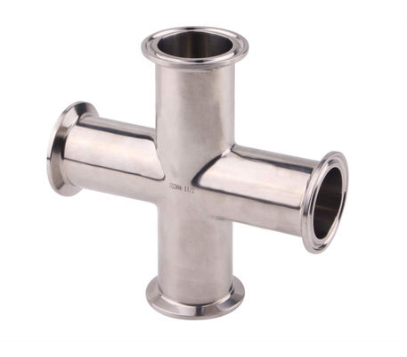 Standaard 4 Way Cross Clamp past bij 1,5" Tri-clamp Sanitair Fitting Roestvrij staal 304