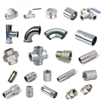 Vrouwelijke draad Npt bspt bsp Standaard roestvrij staal SCH 10 40 Presspipe Fittings