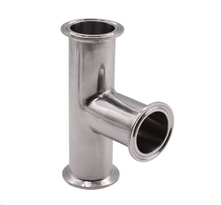 1.5" Tri-clamps roestvrij staal 304 sanitair fit 3-Way Clamps Tee voor 38mm Pipe OD