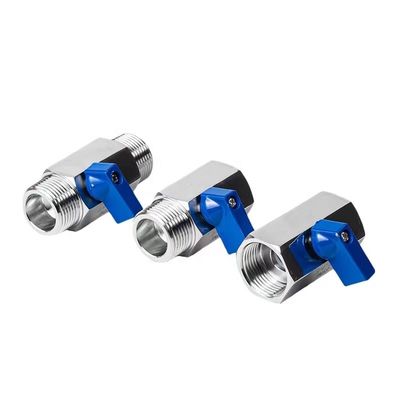 Roestvrij staal 301/304/316 Mini Ball Valve Valve Design voor optimale prestaties