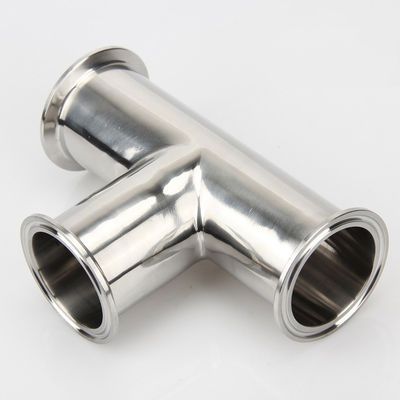 Hexagon Clamp Tee 3 Way roestvrij staal 304 met 3 siliconen bekleding past 1,5 " Tri Clamp
