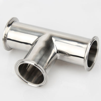 Hexagon Clamp Tee 3 Way roestvrij staal 304 met 3 siliconen bekleding past 1,5 " Tri Clamp