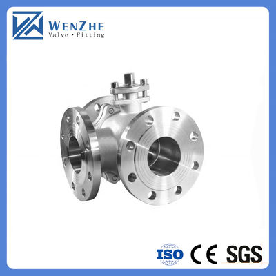 Standaard roestvrij staal Ss 304 316 Flange Ball Valve Valve Design