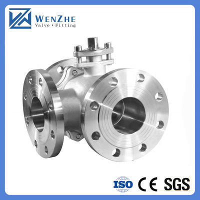 Standaard roestvrij staal Ss 304 316 Flange Ball Valve Valve Design