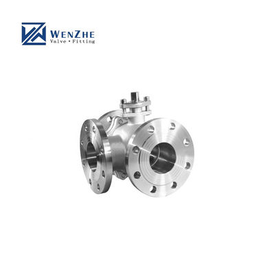 Standaard roestvrij staal Ss 304 316 Flange Ball Valve Valve Design