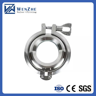 Hexagon/Round Head Code Wenzhe Tri-clamp Roestvrij staal 304 Single Pin Heavy Duty Tri Clamp