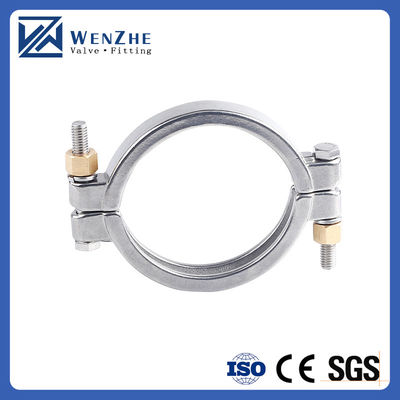 Hexagon/Round Head Code Wenzhe Tri-clamp Roestvrij staal 304 Single Pin Heavy Duty Tri Clamp