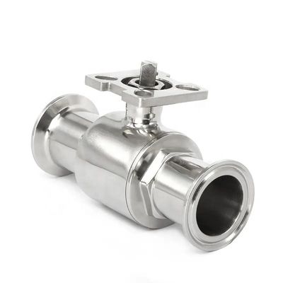 OEM-ondersteuning SS304 1/4''-4.0'' Homebrew Tri-Clamp Ball Valve Sanitaire klep van roestvrij staal