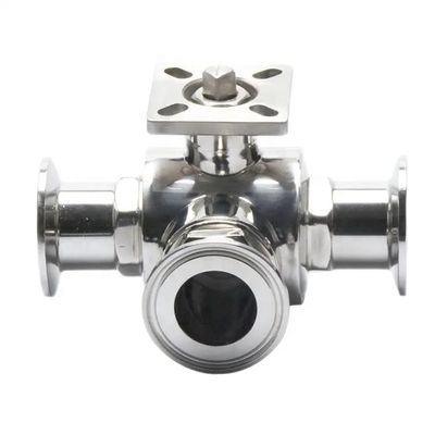 OEM-ondersteuning SS304 1/4''-4.0'' Homebrew Tri-Clamp Ball Valve Sanitaire klep van roestvrij staal
