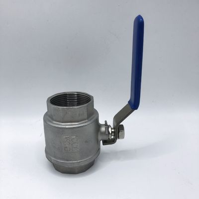 Industriële roestvrijstalen zwevende kogelklep handmatige werking carrosserie materiaal SS201/SS304
