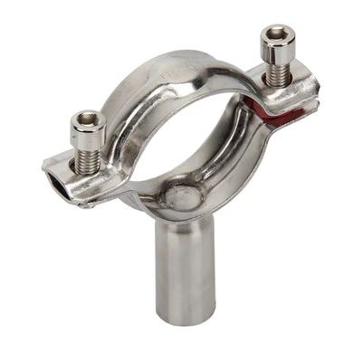 WZ Sanitaire SS 304 316 Single Pin Clamp Tri Clamp Fittings Pipe Hanger Pipe Holder 1/8"--4