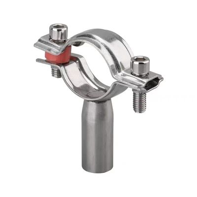 WZ Sanitaire SS 304 316 Single Pin Clamp Tri Clamp Fittings Pipe Hanger Pipe Holder 1/8"--4
