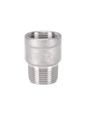 1'-8'' roestvrijstalen buizen bevestiging Reductie Adapter 1/8" NPT Man X 1/4" NPT Vrouw