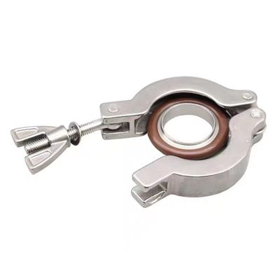 Roestvrij staal 304 316 KF16 KF25 KF40 Tri Clamp Ferrule Set voor vacuümadapterontwerp