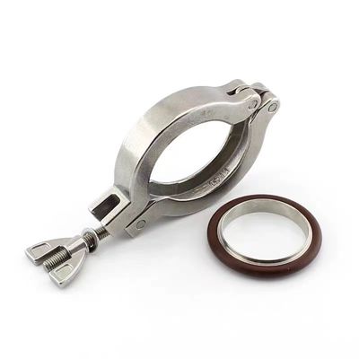 Roestvrij staal 304 316 KF16 KF25 KF40 Tri Clamp Ferrule Set voor vacuümadapterontwerp