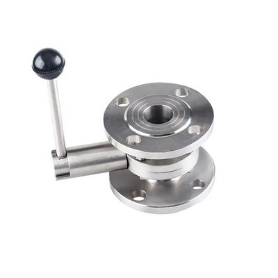 Standaardstaal sanitair 304 316 DN150 vlinderklep 3A