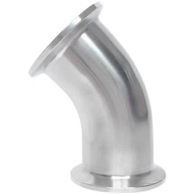 Sanitaire 90 graden 45 graden 2" Tri Clamp Elbow Casting SS304 316L Food Grade TC Clamped