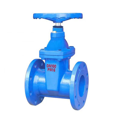 Standaard 400 mm Hard Seal Rising Stem Gate Valve voor industriële