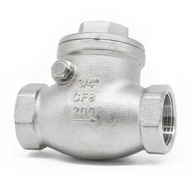 Cylindrische kopcode 316 roestvrij staal 201 304 controleventiel Npt Bsp draad veerbelasting