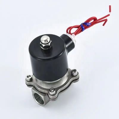 Standaard roestvrij staal 304 316L Normaal gesloten elektrisch diafragma-type magnetoventil