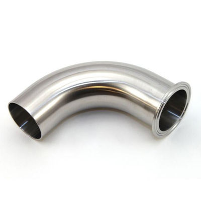 Roestvrij staal 304 316L Single Tri-clamp Quick Install 90 Grade Elbow Pipe Fitting