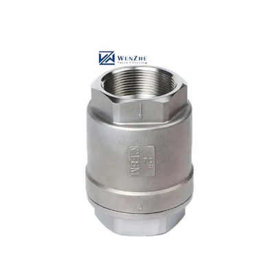 H12W-16P Verticale veercontrole klep voor aangepaste multi-size roestvrijstalen draadpoort