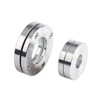 Sanitair roestvrij staal 304 316L Flanged Tube Fitting Sight Glass voor tank en schip